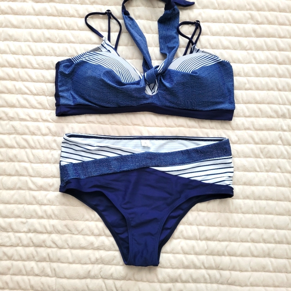 COPY - Bikini swimsuit NWT, navy blue,